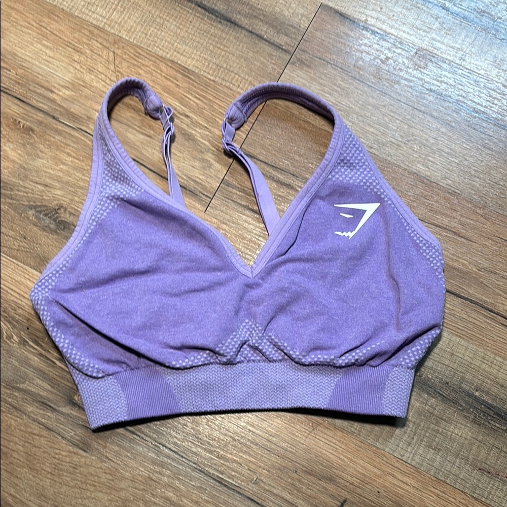 Gymshark Purple Seamless Sports Bra